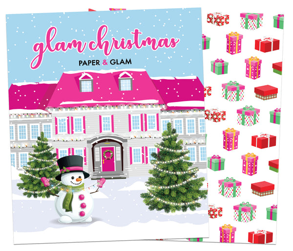 Glam Christmas Planner Cover