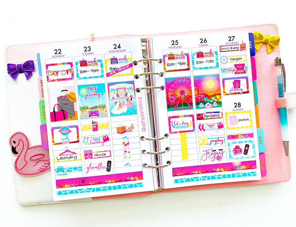 Glam Festival Weekly Kit Planner Stickers – Paper & Glam | Planners ...
