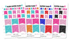 Glam Glitter Summer Flags Planner Stickers