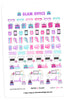 Glam Office April Planner Stickers