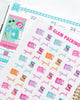 Glam Packing Planner Stickers by Paper & Glam