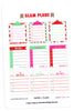 Glam Plans December Planner Stickers