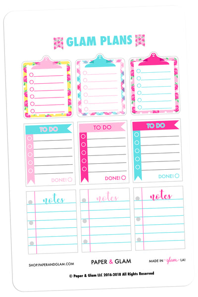 Glam Plans May Planner Stickers