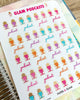 Glam Podcasts Planner Stickers by Paper & Glam