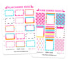 Glam Summer Basics Planner Stickers