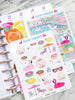 Glam Summer Planner Stickers by Paper & Glam