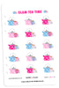 Glam Tea Time Planner Stickers
