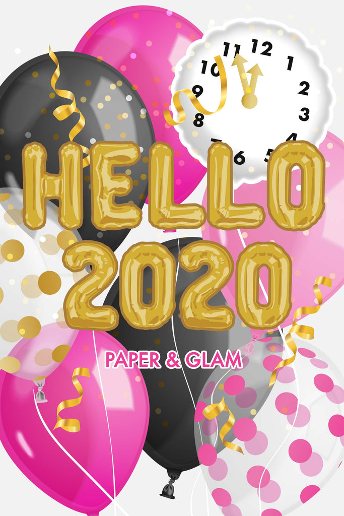 Hello 2020 Digital Dashboard & Wallpaper