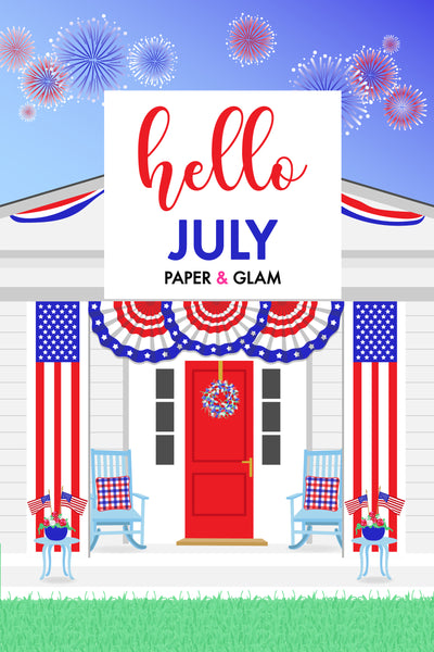 Hello July Digital Dashboard & Lockscreen