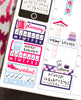 Glam Winter & Spring Habit Tracker Planner Stickers