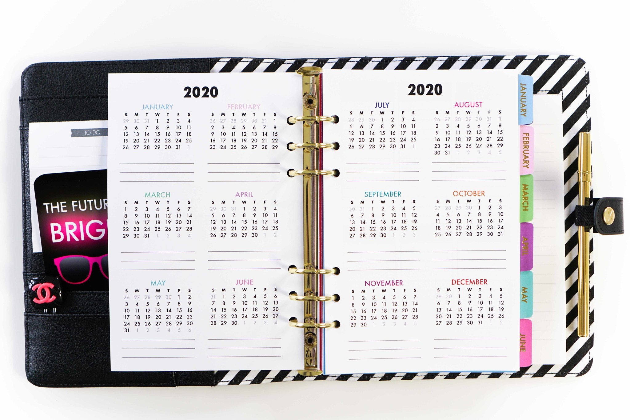 Boho Notes Printed Planner Inserts for PM MM GM Agenda 