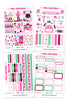 Pink Christmas Weekly Kit Digital Planner Stickers