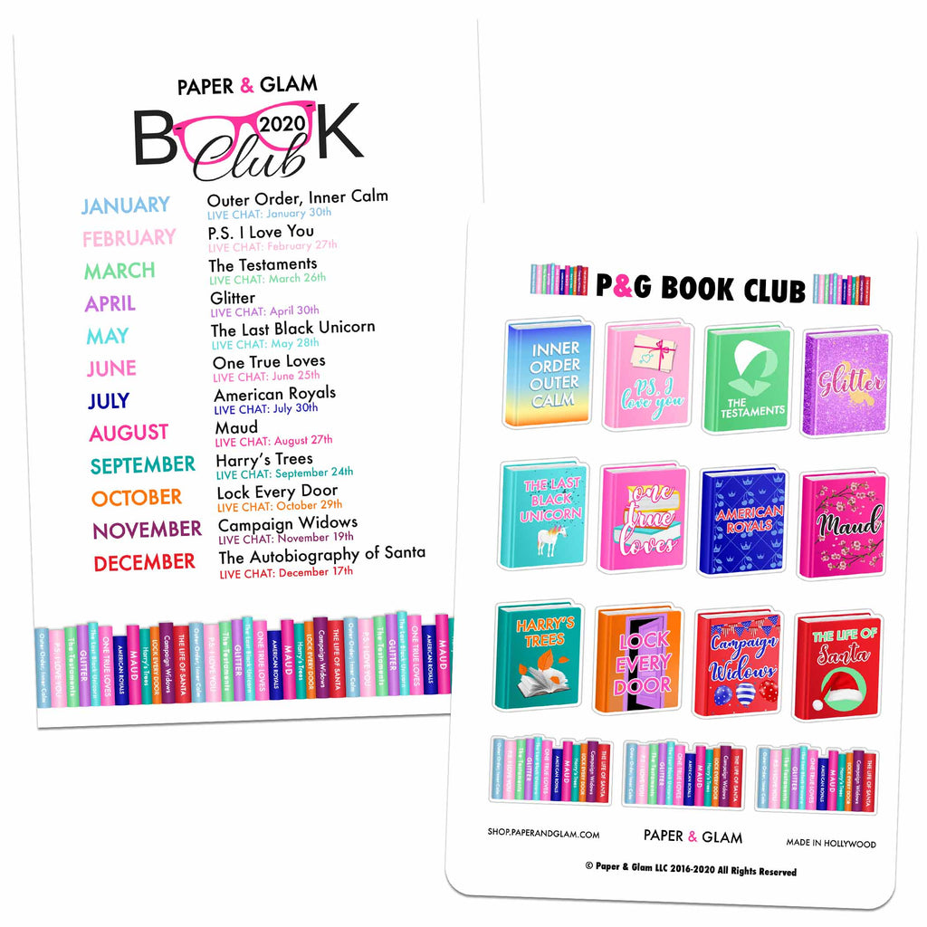 Book Club Digital Planner Kit - Paper & Glam