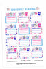 Currently Reading Winter Planner Stickers