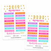 Yearly Memory Dashboard Digital Planner Stickers