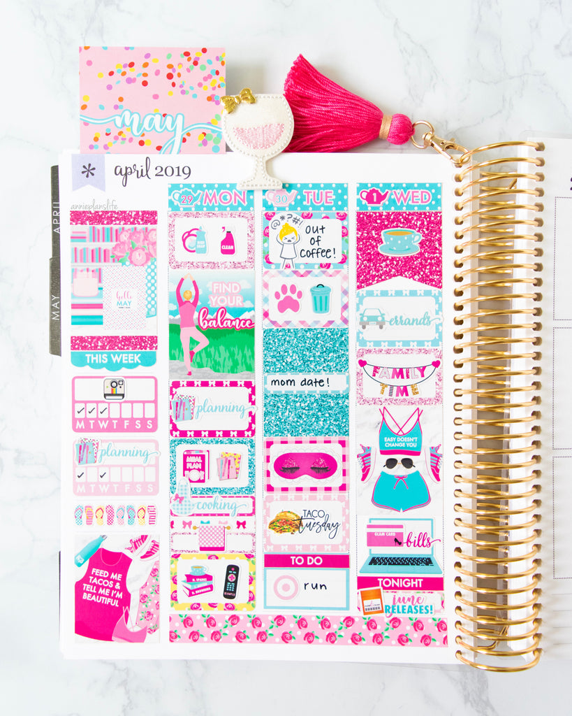 Glam May Planner Kit – Paper &amp; Glam | Planners, Stickers, &amp; Seasonal Living
